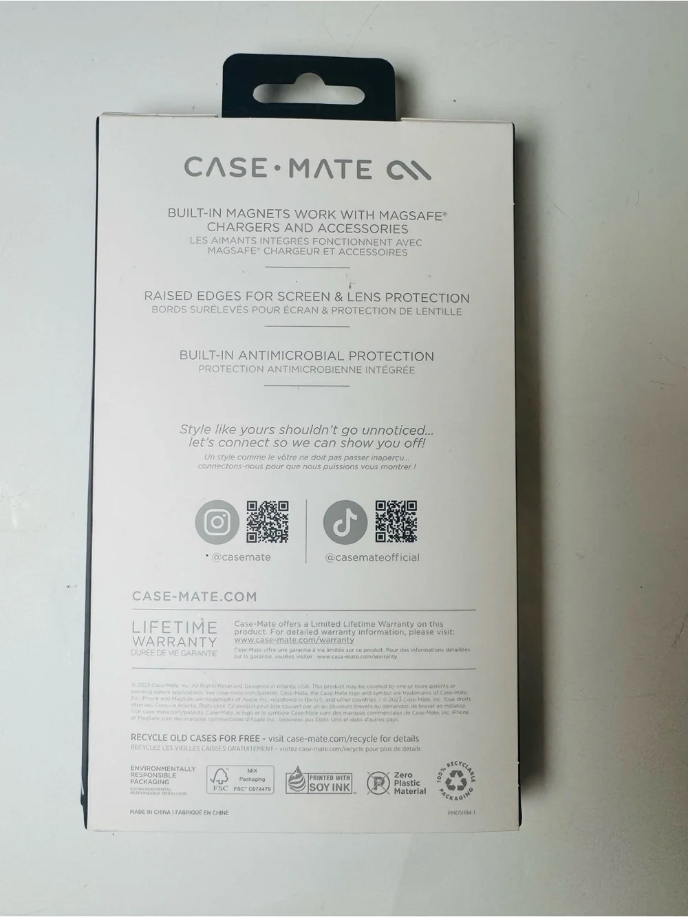 case-mate Silver Holographic Glitter MagSafe Case for  iPhone 15 pro max